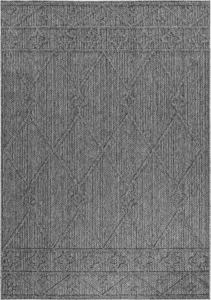 Outdoor Teppich Piero rechteckig - 200x290 cm - Grau Bild 1