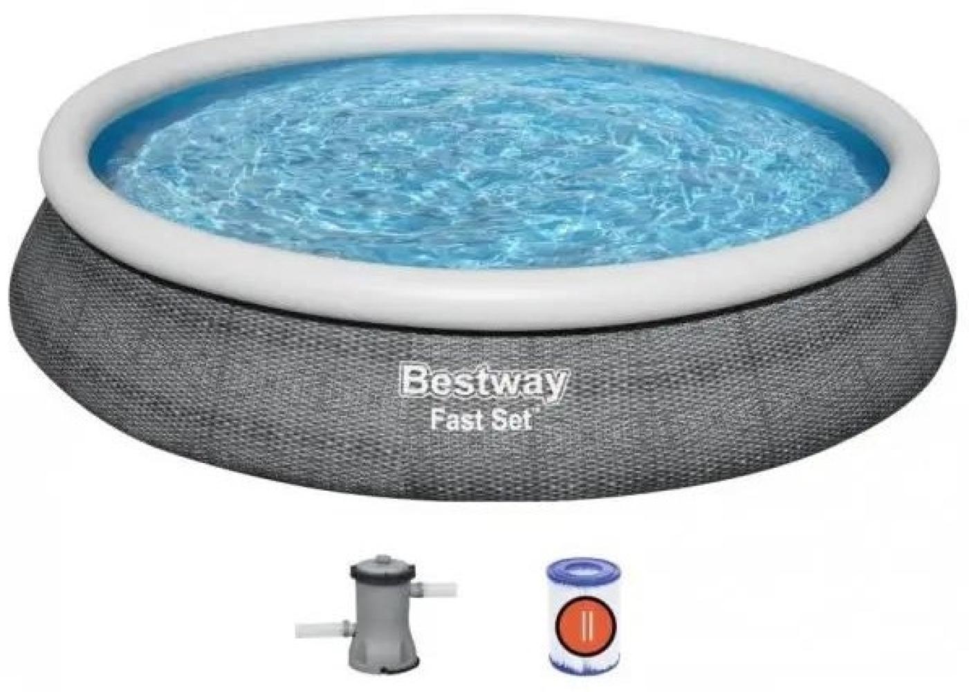Bestway Pool, 4,57m x 84cm, 9. 677L Bild 1