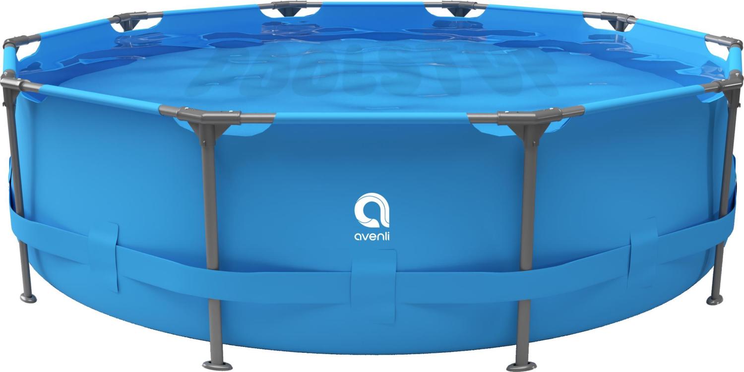 Avenli Frame Plus Pool 305 x 76 cm, Aufstellpool rund, ohne Pumpe, blau Bild 1