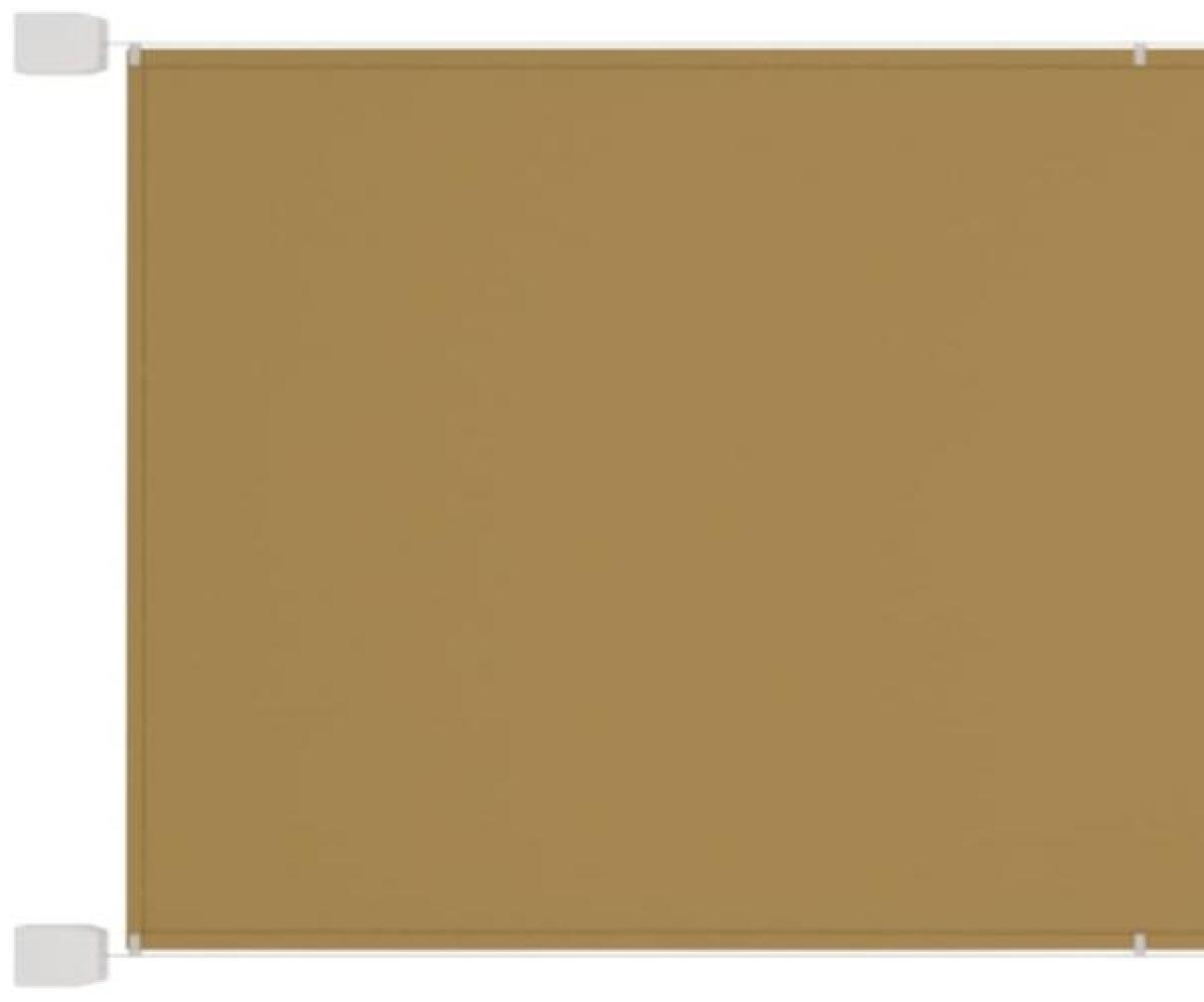 Senkrechtmarkise Beige 200x270 cm Oxford-Gewebe Bild 1