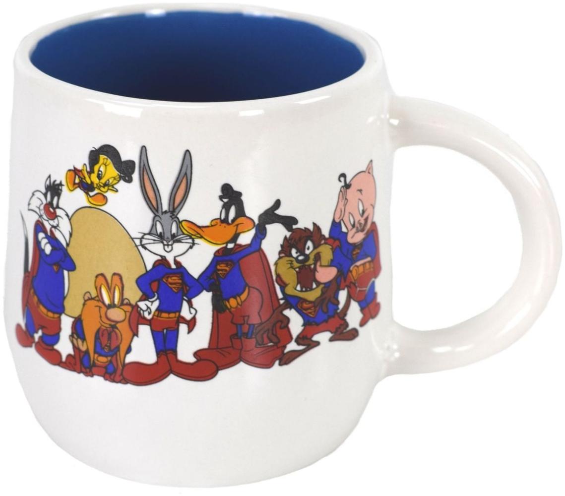 WB Looney Tunes Tasse ca. Ø 8,5 x 9,5 cm und 360 ml im Superman Design Bild 1