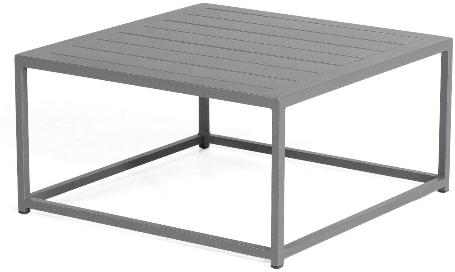 Sonnenpartner Lounge-Tisch Basic Aluminium 70x70 cm anthrazit Loungetisch Beistelltisch Bild 1
