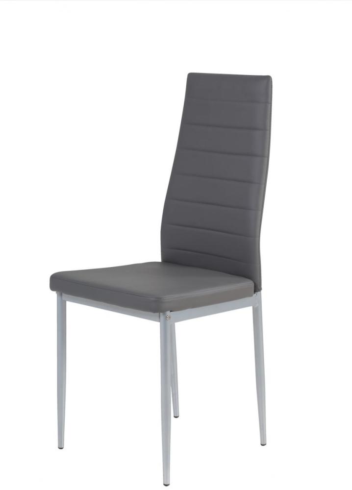 Esszimmerstühle Stühle Vierfußstuhl 4er Set SARIN Grau Bild 1