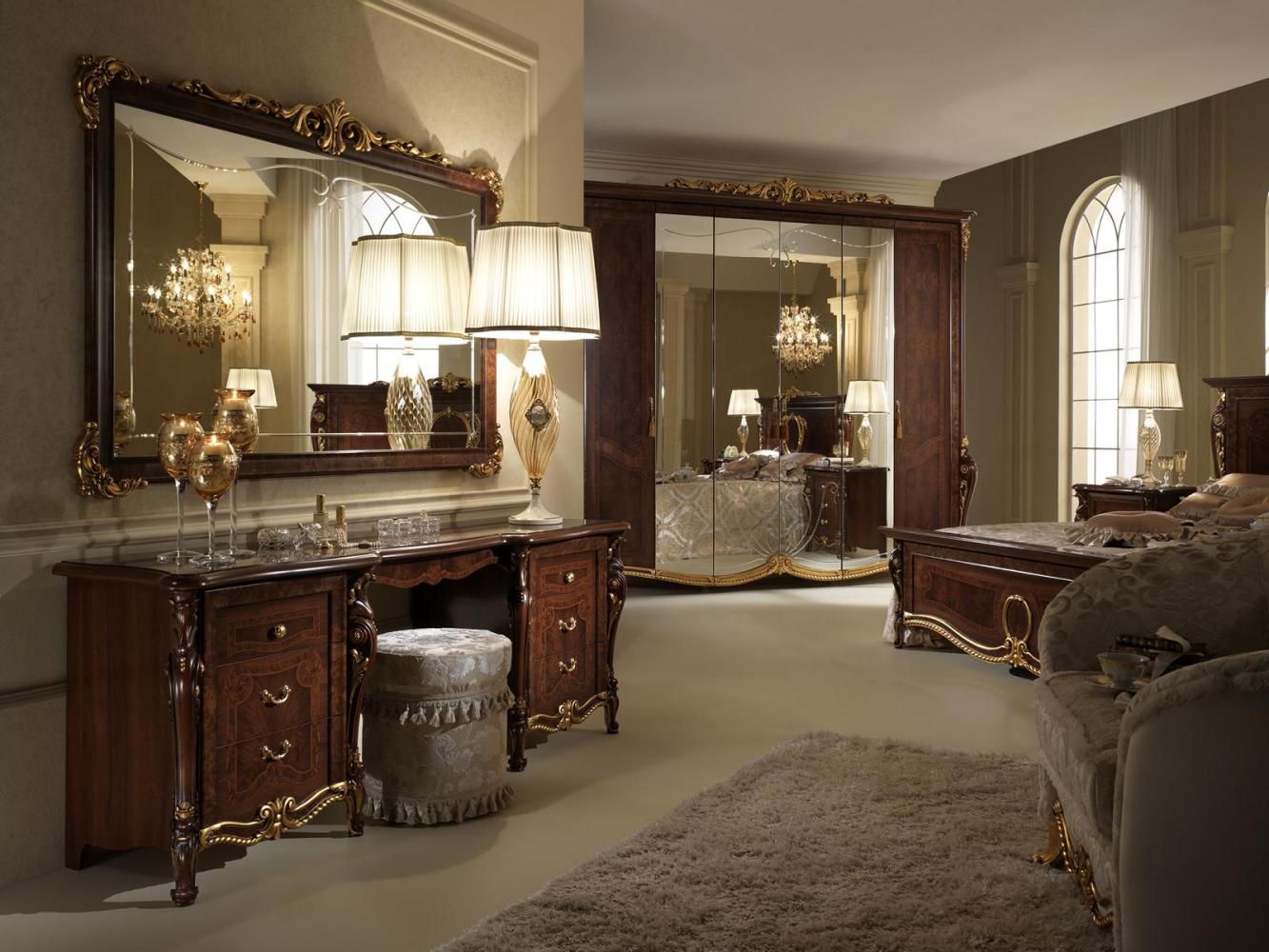 Luxus Klasse Schminktisch Schlafzimmer Kommode Italienische Möbel Bild 1