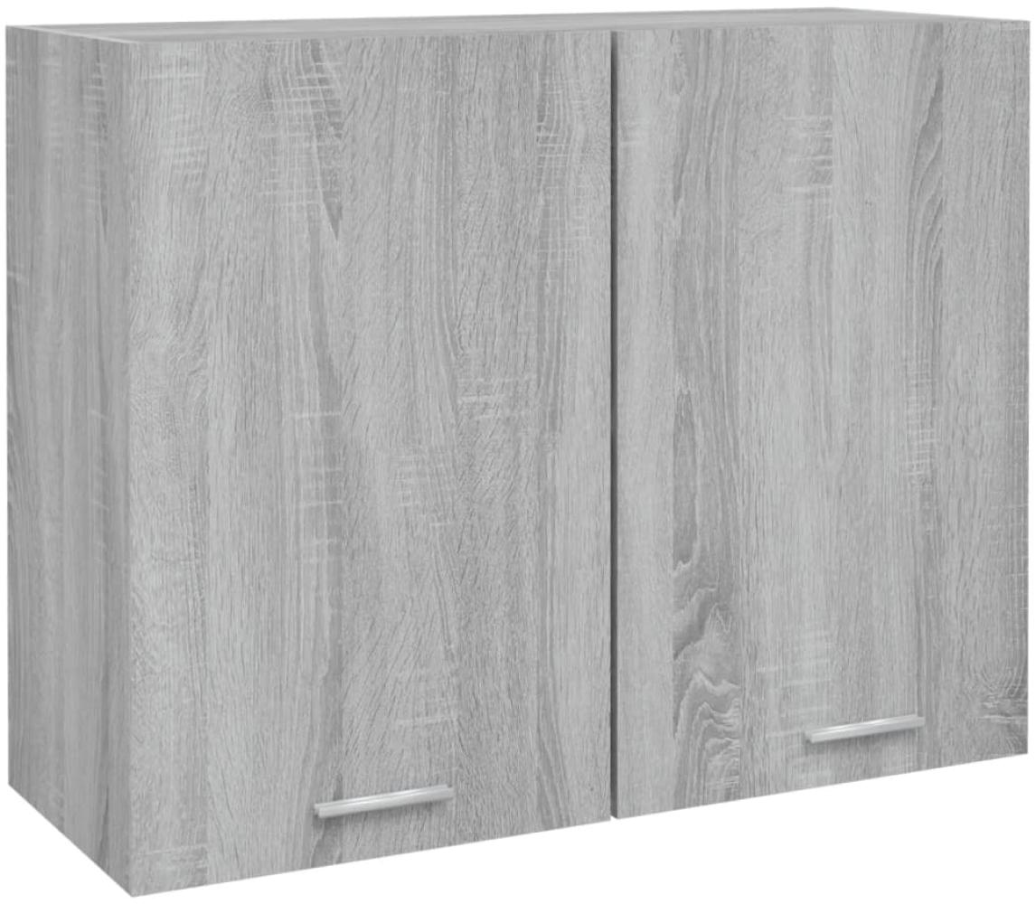 Hängeschrank Grau Sonoma 80x31x60 cm Holzwerkstoff Bild 1