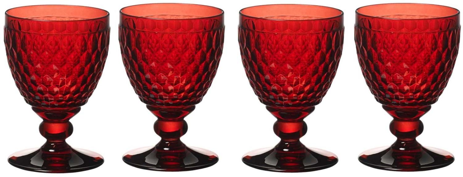 Villeroy & Boch Boston Coloured Rotweinglas 310 ml rot 4er Set - DS Bild 1