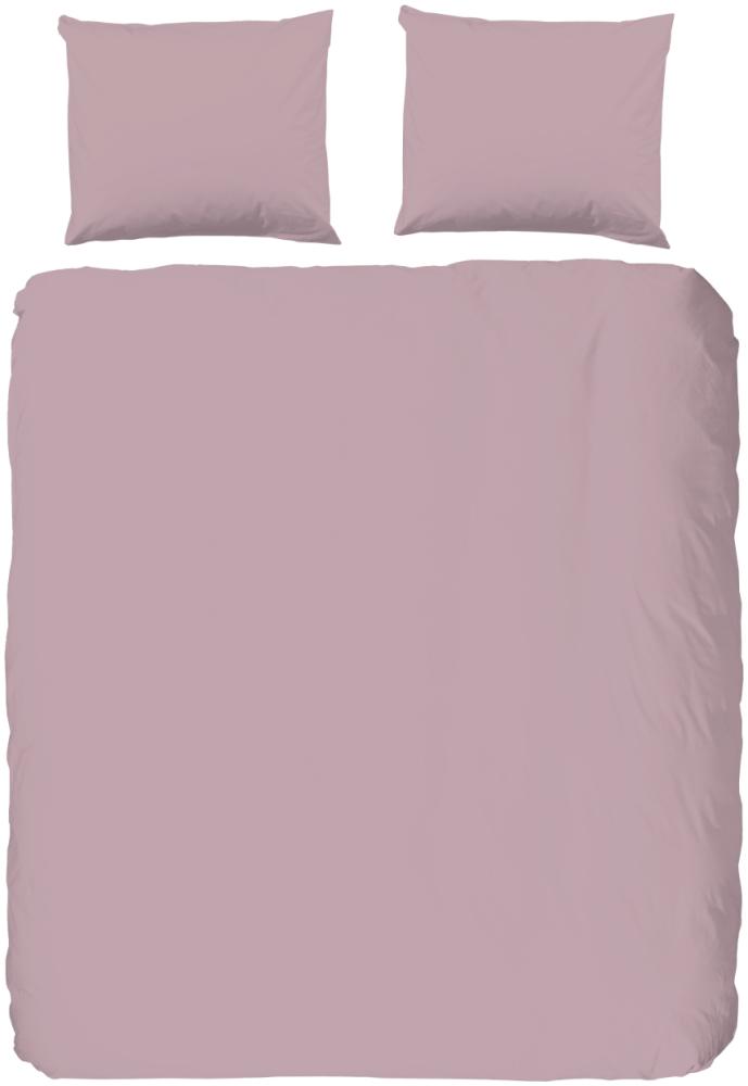 Muller Textiel Good Morning Cotton Bettbezug Soft Pink 40 x 220 cm Rosa Bild 1