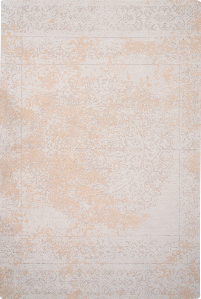 Teppich Baumwolle beige 200 x 300 cm orientalisches Muster Kurzflor BEYKOZ Bild 1