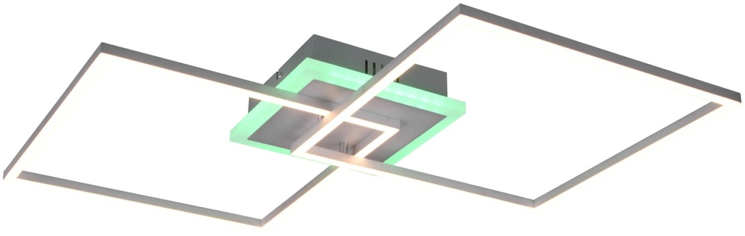 Reality Leuchten Deckenleuchte LED ARRIBO (BHT 61x8x61 cm) BHT 61x8x61 cm grau Deckenlampe Bild 1