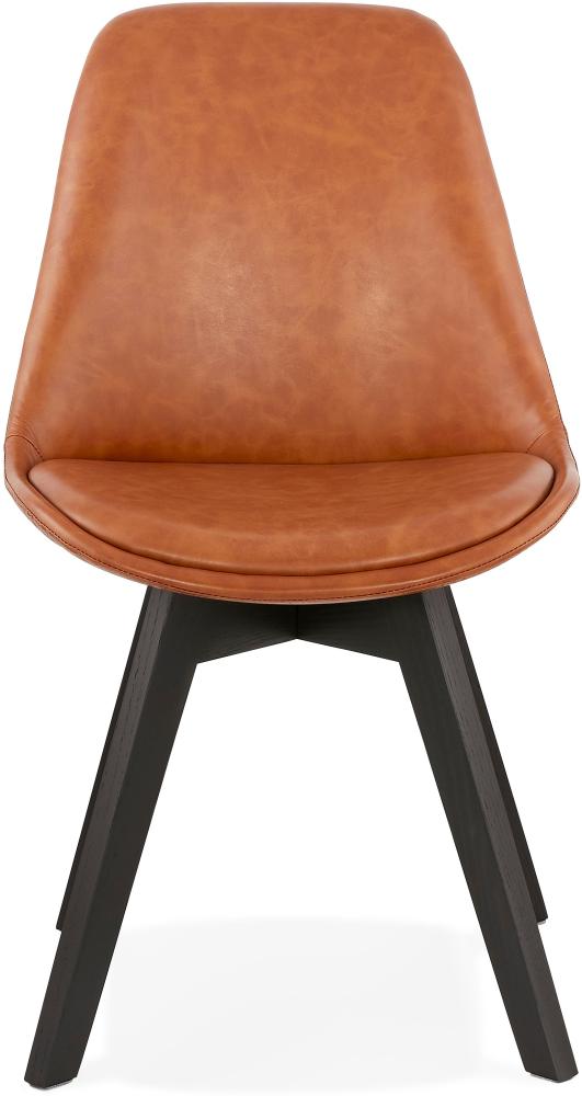 Kokoon Design Stuhl Manitoba Braun und Schwarz Bild 1