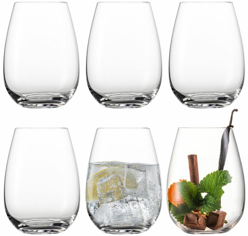 Eisch Becher 6er Set Superior, Trinkgläser, Wassergläser, Kristallglas, 550 ml, 25000092 Bild 1