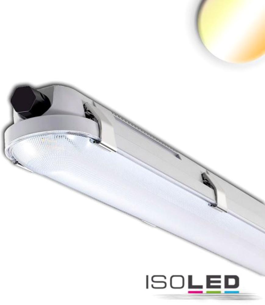 ISOLED LED Wannenleuchte 120cm IP65, Powerswitch 25-40W, Colorswitch 3000K4000K5000K Bild 1