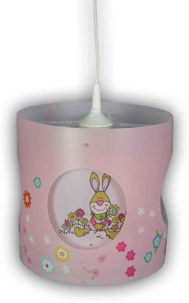 LED Kinderzimmer Deckenleuchte Lampenschirm drehend Motiv Bungee Bunny Bild 1