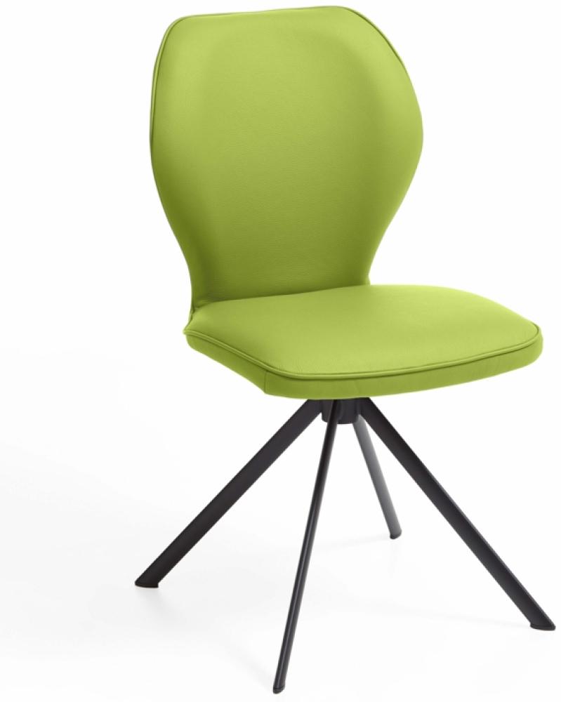 Niehoff Sitzmöbel Colorado Trend-Line Design-Stuhl Eisengestell - Leder Napoli apple Bild 1