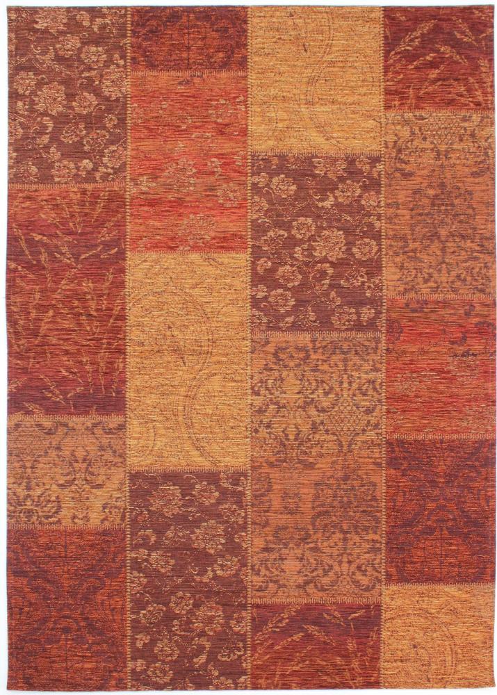 Eleganter Vintage-Jacquardteppich COQUET OPAL von Kadima Design. Farbe: Orange, Größe: 120x170 cm Bild 1