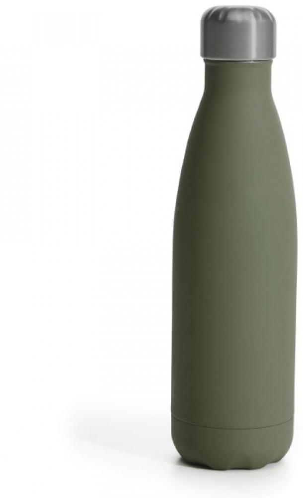 Isolierflasche gummiert grün 500 ml von SAGAFORM Bild 1