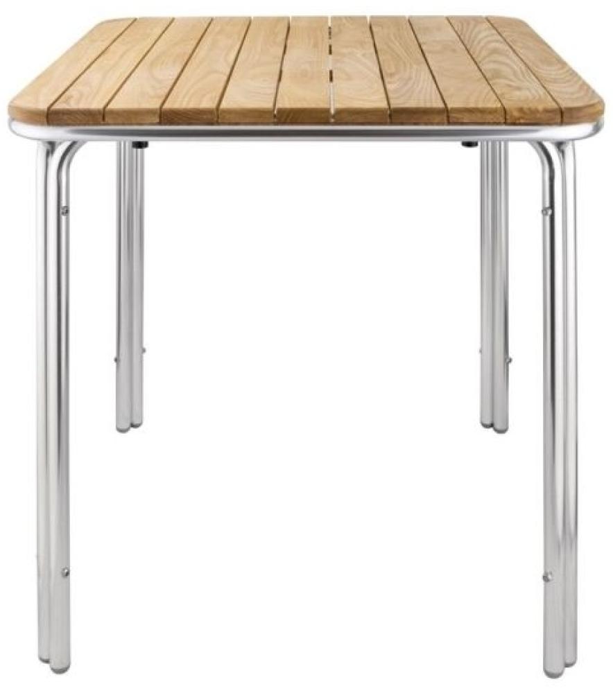 Bolero viereckiger Tisch Eschenholz 4 Beine 70cm Bild 1