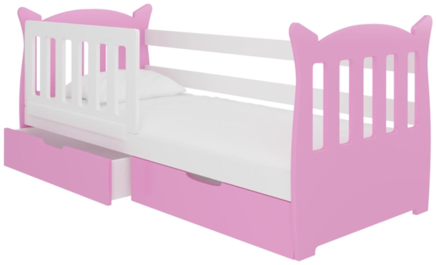Kinderbett PENA, 160x75, rose Bild 1