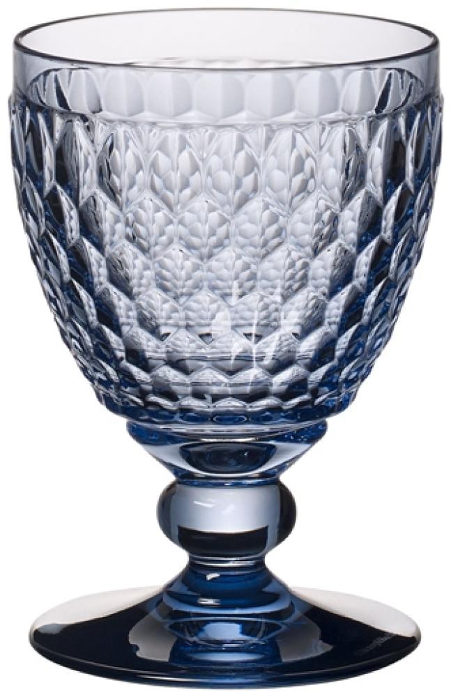 Villeroy & Boch Vorteilset 2 Stück Boston coloured Rotweinglas blue blau 1173090021 und Geschenk + Spende Bild 1