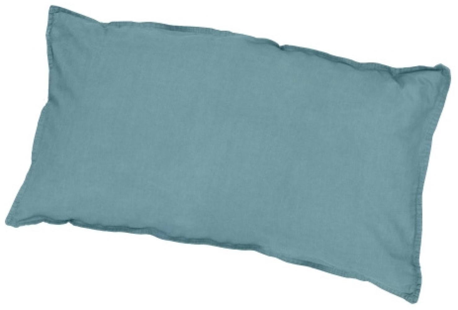 Traumhaft gut schlafen Stone-Washed-Bettwäsche aus 100% Baumwolle, in versch. Farben und Größen : 40 x 80 cm : Jade Bild 1