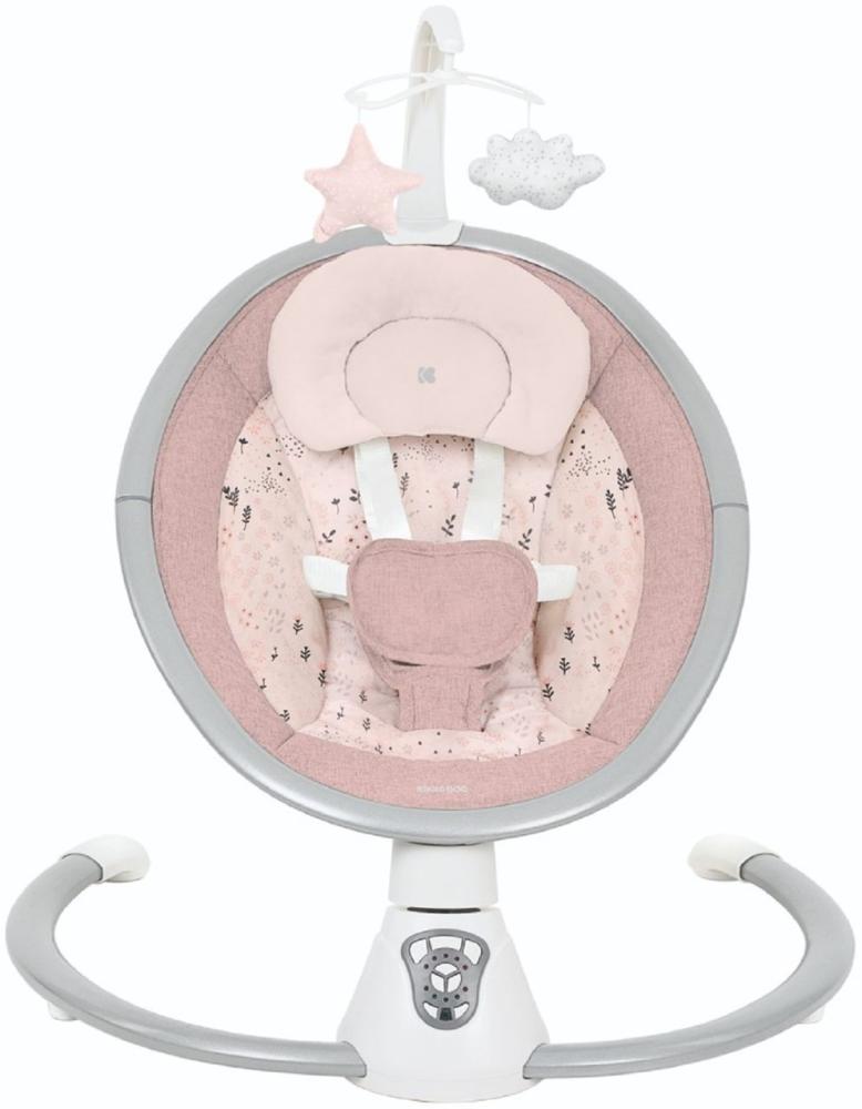 Kikkaboo elektrische Babywippe Twiddle, Schaukelfunktion, Fernbedienung, Timer pink Bild 1