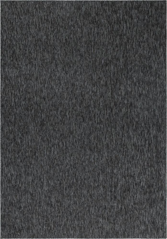 Kurzflor Teppich Neva Läufer - 80x250 cm - Anthrazit Bild 1