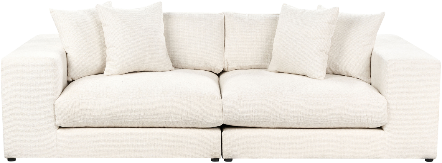 3-Sitzer Sofa cremeweiß mit Kissen GLORVIKA II Bild 1