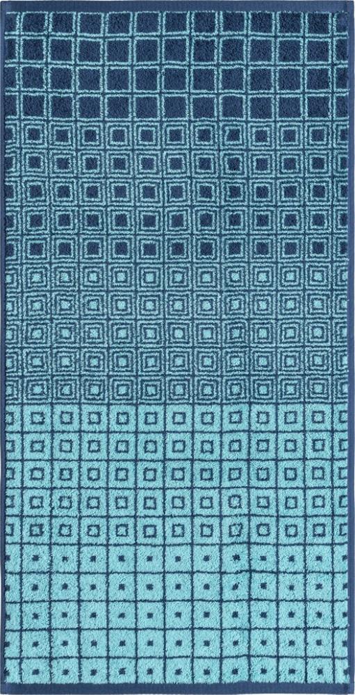 Kaya Duschtuch blau 70x140cm 500 g/m², 100% Baumwolle Mesopotamian Cotton Bild 1