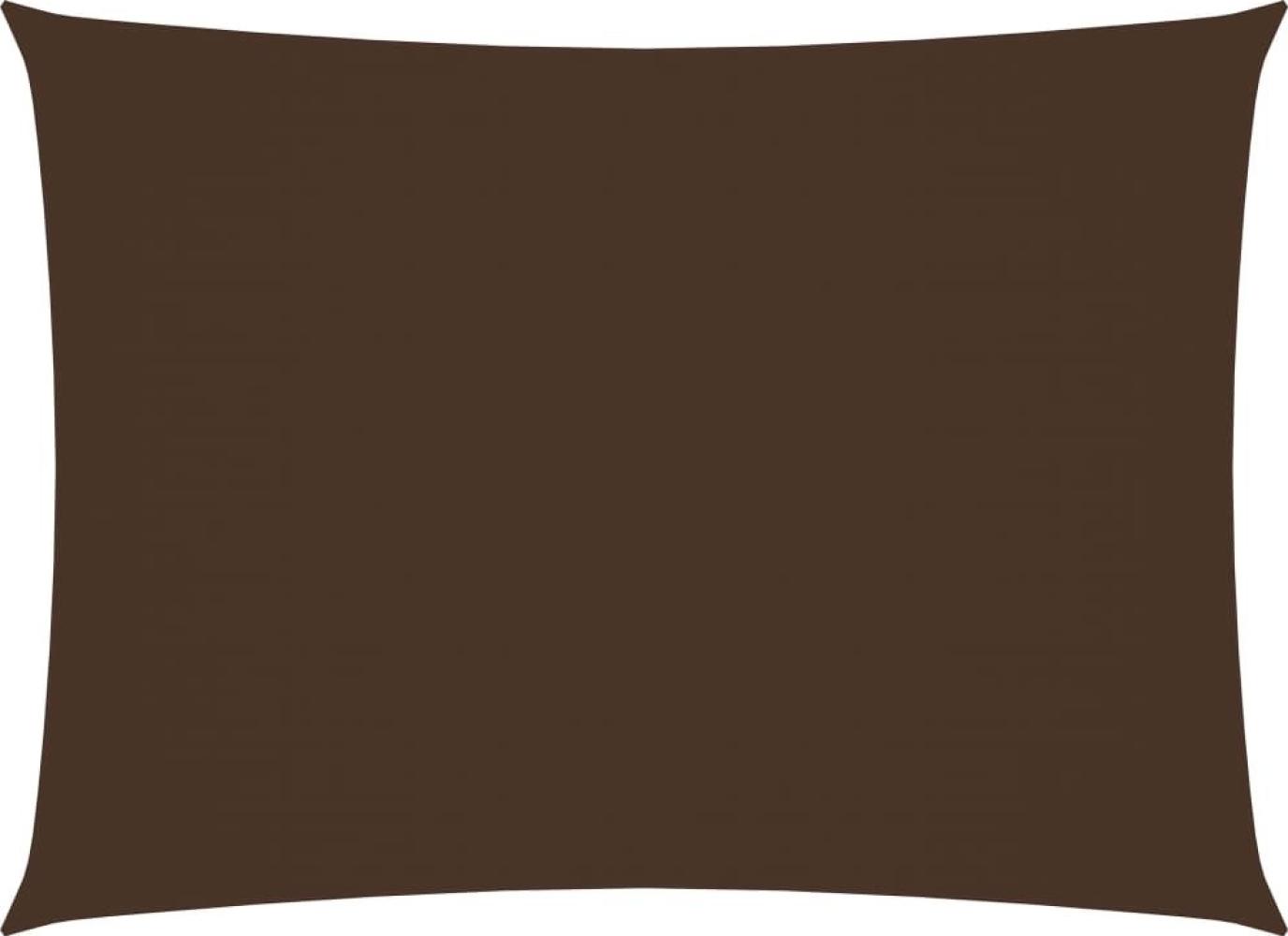 vidaXL Sonnensegel Oxford-Gewebe rechteckig 2x3,5 m Braun Bild 1