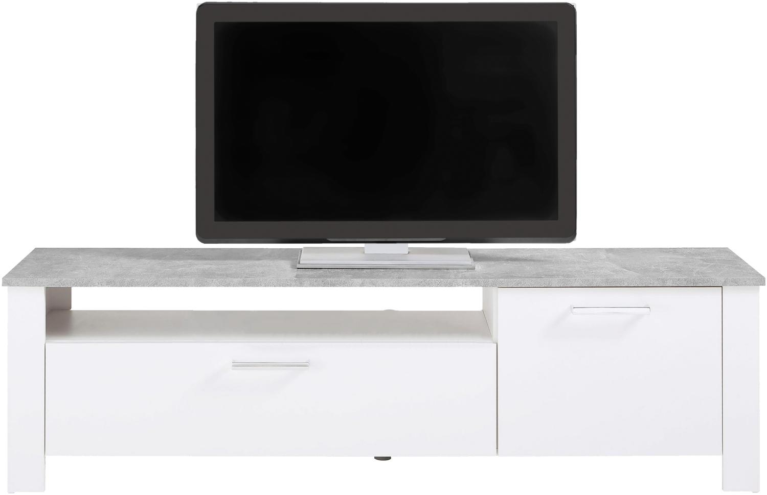 Homexperts 'ZABONA' TV-Board, Holzwerkstoff Spanplatte weiß, B 165 x H 47 x T 40 cm Bild 1