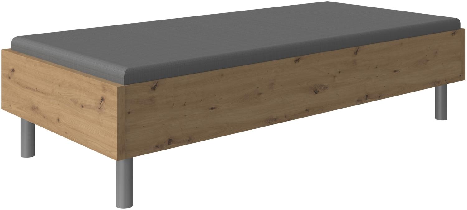 Bettgestell >Easy Beds< (BxHxT: 99x46x210 cm) in Artisan-Eiche Bild 1