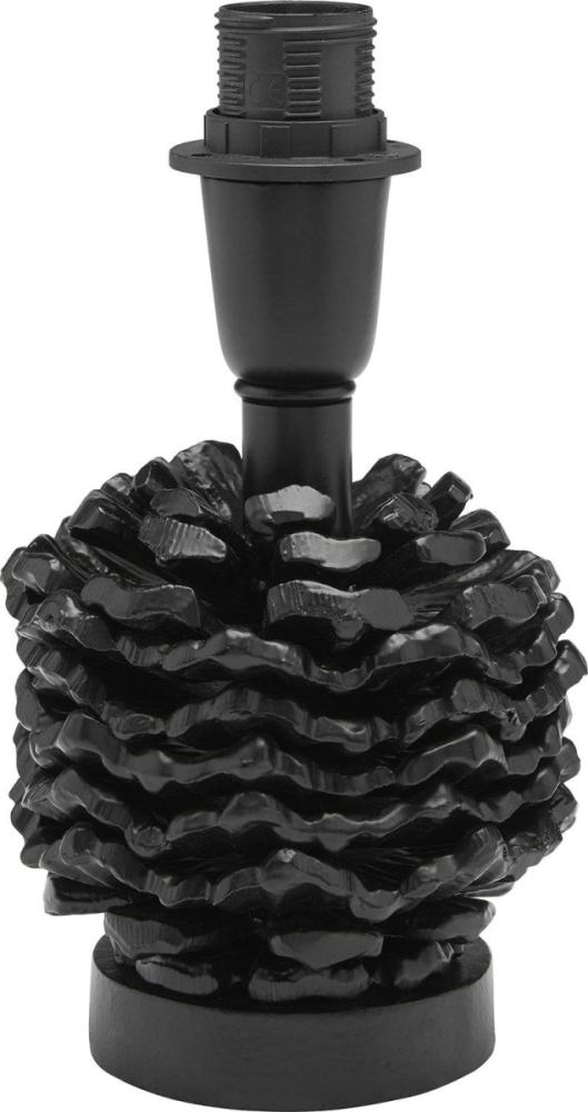 Tischlampe im Tannenzapfen Look aus Metall schwarz PR Home Kotten E14 ohne Schirm Bild 1