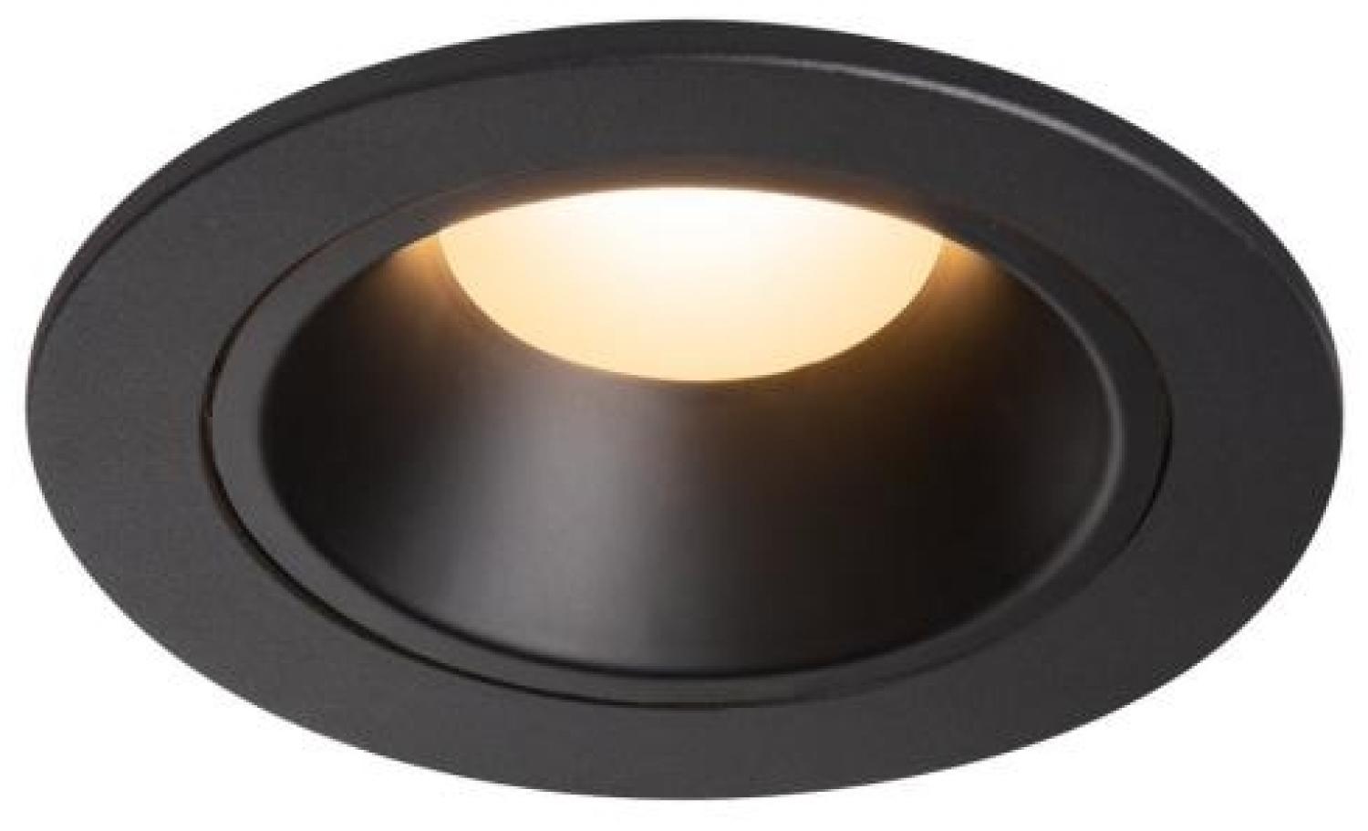 SLV 1003796 NUMINOS DL S LED Deckeneinbauleuchte schwarz schwarz 3000K 40° Bild 1
