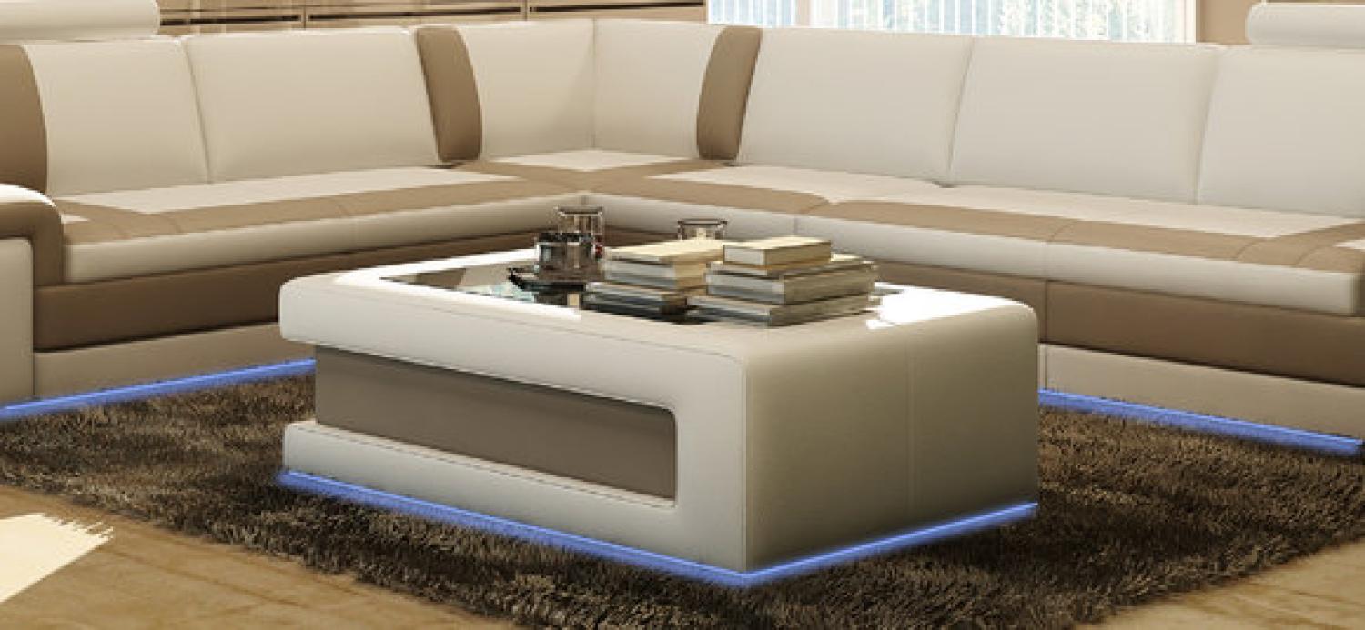 Design Couchtisch Polster Wohnzimmer Beistell Tische Moderner Sofa Bild 1