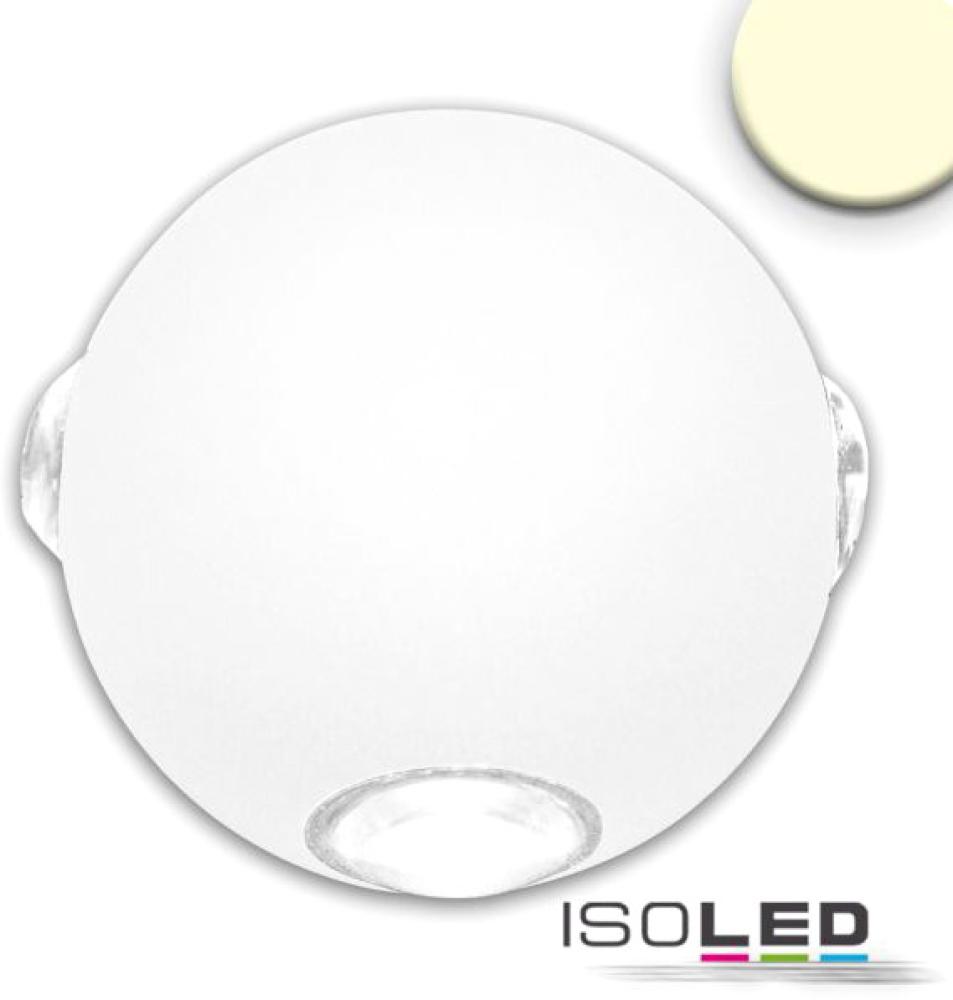 ISOLED LED Wandleuchte Up&Down 4*1W CREE, IP54, sandweiß, warmweiß Bild 1