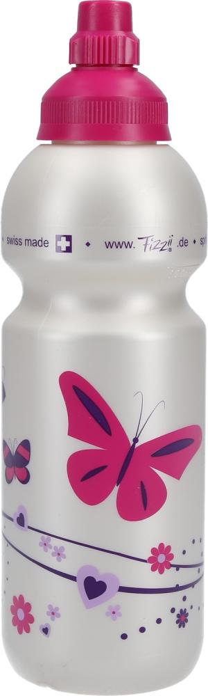 Fizzii Trinkflasche Schmetterling 600ml. auslaufsicher Bild 1