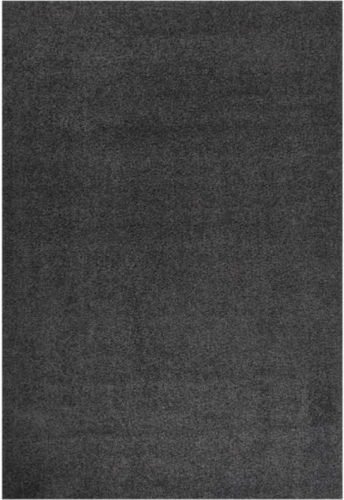 Teppich Shaggy Hochflor Anthrazit 160x230 cm Bild 1