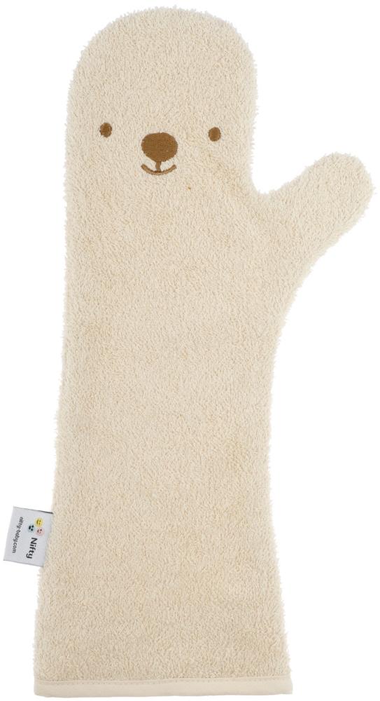 Invented 4 Kids Bär Shower Glove Sand Beige Bild 1