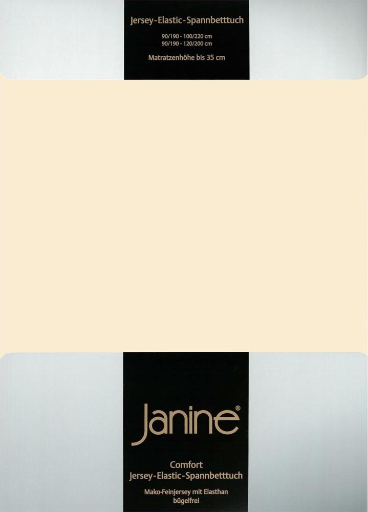 Janine Spannbetttuch ELASTIC-JERSEY Elastic-Jersey leinen 5002-27 200x200 Bild 1
