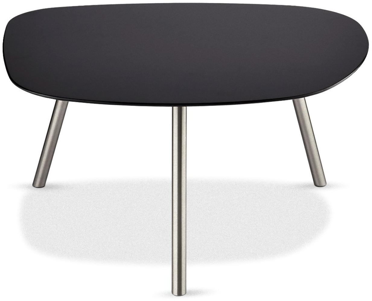 Couchtisch Mavi schwarz Stahl Sofatisch Beistelltisch Wohnzimmer Tisch Bild 1