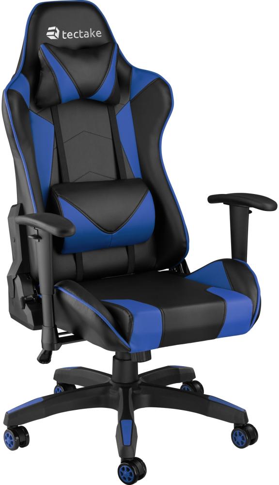 Premium Racing Bürostuhl Twink - schwarz/blau Bild 1