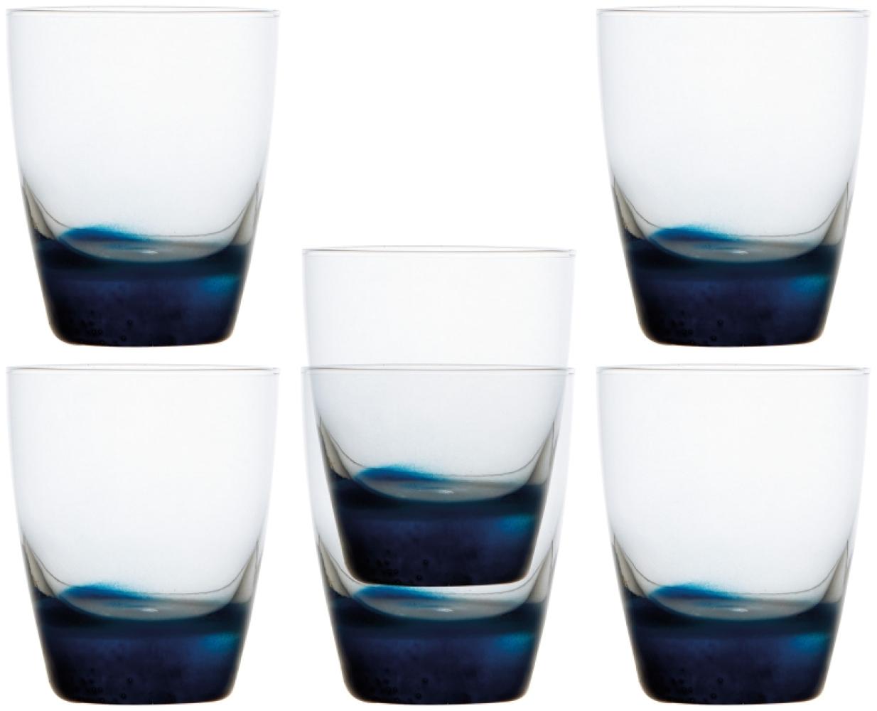 Wasserglas Set 6 Stück, unzerbrechlich - Blau, Ecozen Bild 1