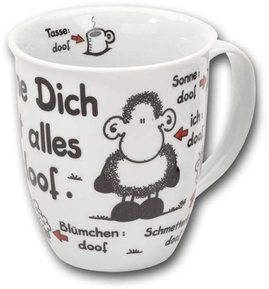 Sheepworld - Tasse "Ohne Dich ist alles doof" (41127) Kaffeetasse 0,4l H11,5cm Bild 1