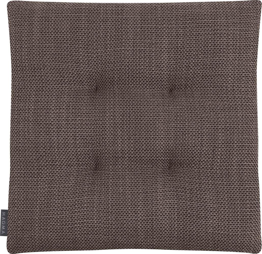 Magma Stuhlkissen Austin | 42x42x6 cm | taupe Bild 1