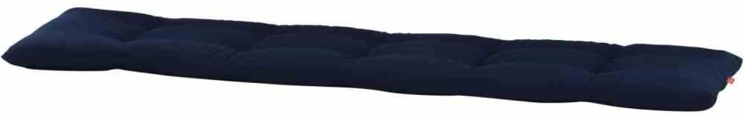 SIENA GARDEN TESSIN Bankauflage 150 cm Dessin Uni blau, 60% Baumwolle/40% Polyester Bild 1