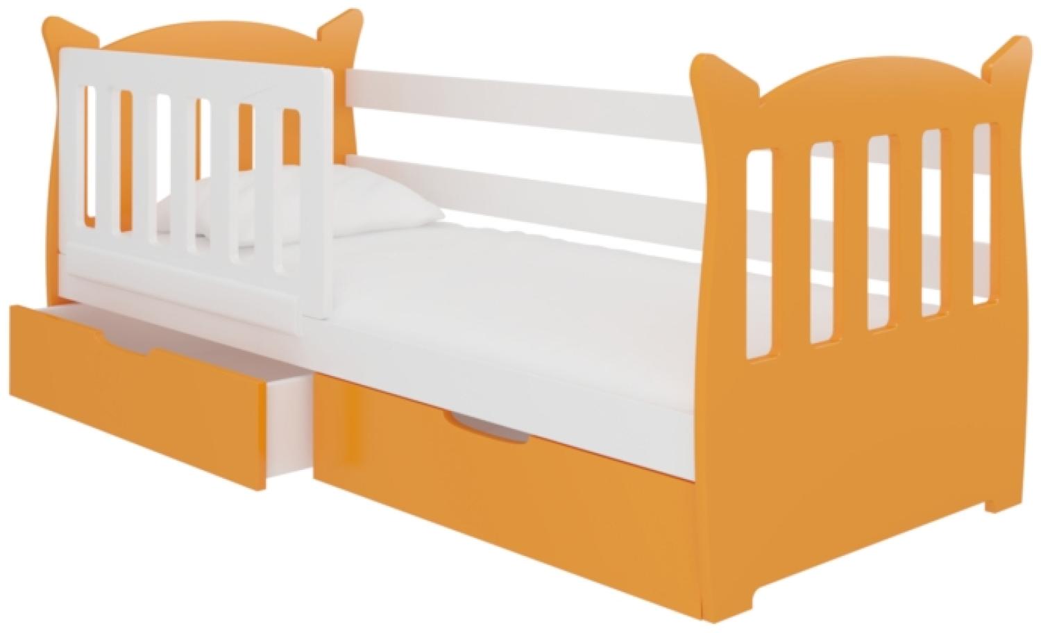 Kinderbett PENA, 160x75, orange Bild 1