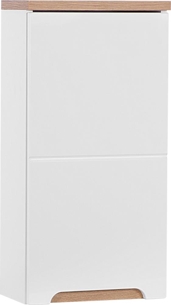 Domando Hängeschrank Stintino Modern Breite 35cm, Soft-Close-Funktion, Hochglanz in Weiß Matt und Weiß Hochglanz Bild 1