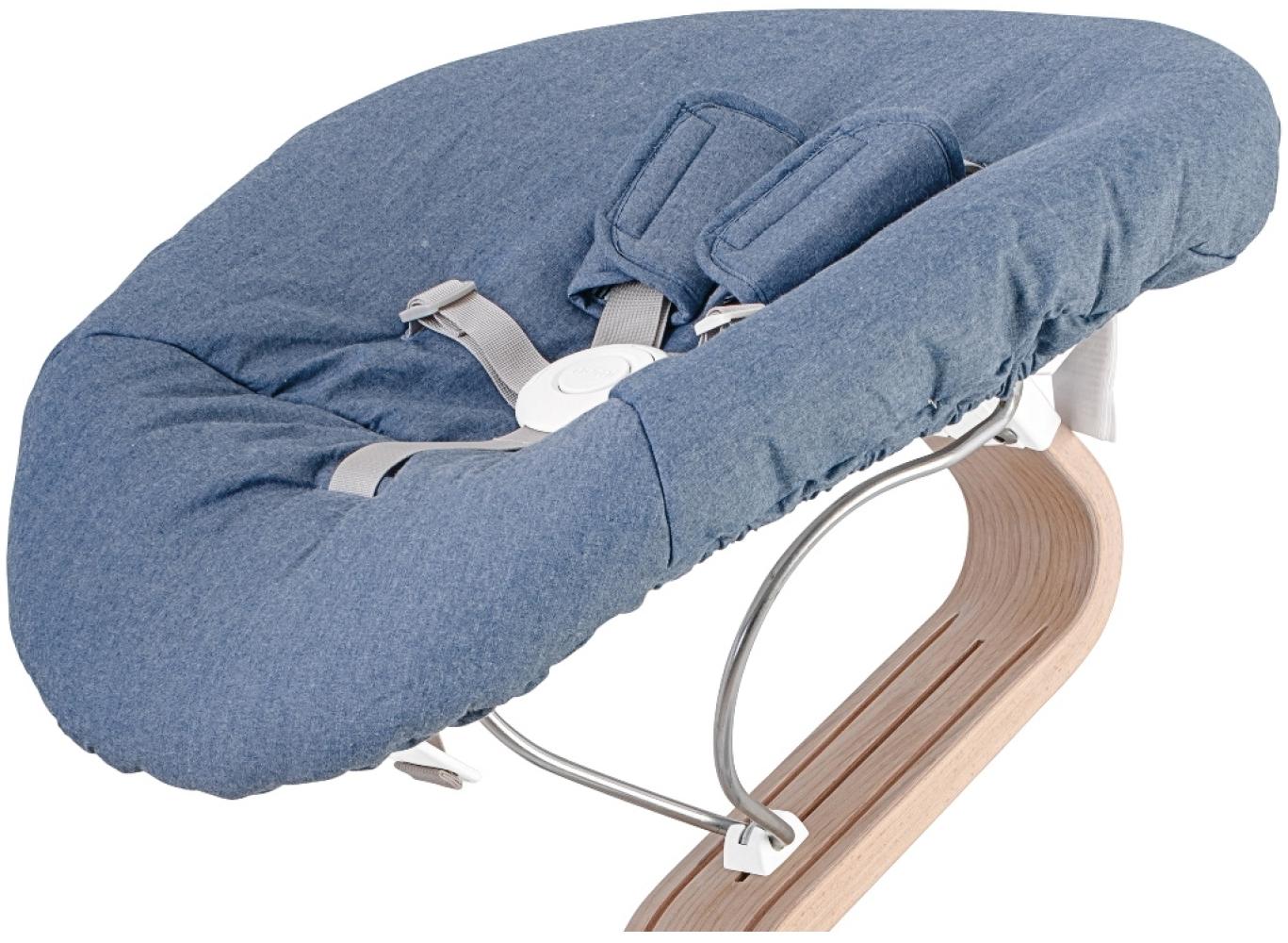 Evomove 'Nomi Baby' Matratze für Neugeborenenaufsatz, Premium Chambray Bild 1