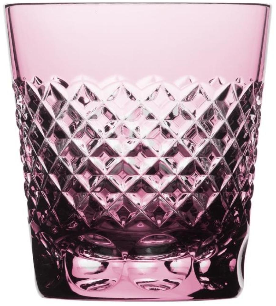 Becher Kristall Karo rosalin (9,5 cm) Bild 1