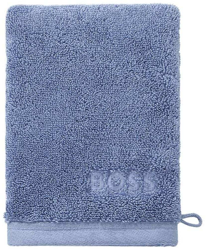 Hugo Boss Home Frottier Handtücher Loft | Waschhandschuh 15x21 cm | sky Bild 1